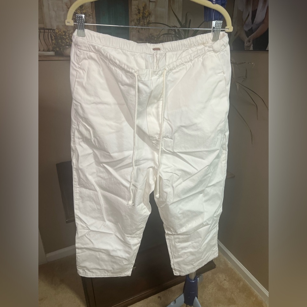 We the Free - Free People Wide Leg Drawstring Pants - Small